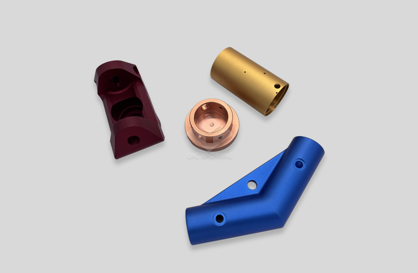 Colored Anodized Aluminum CNC Machined Parts